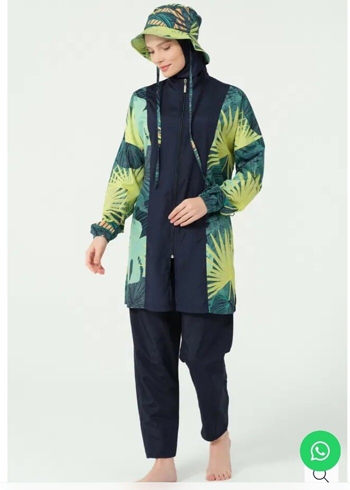 ŞAPKALI TESETTÜR MAYO - Görsel 3