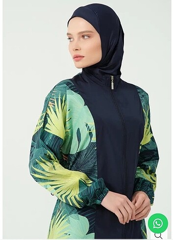 ŞAPKALI TESETTÜR MAYO - Görsel 4