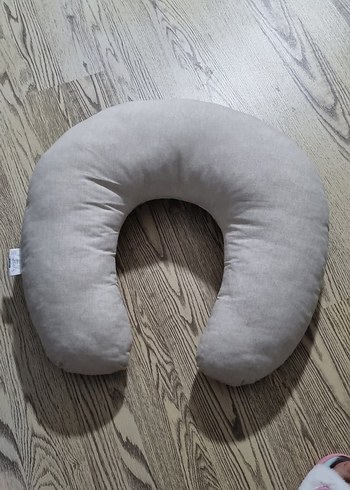 Desenli Gri Emzirme ve Hamilelik Yastığı - Görsel 3