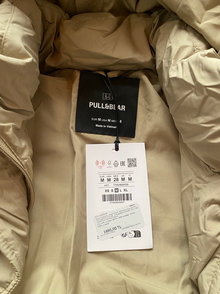 Pull Bear Şişme Mont - Görsel 4