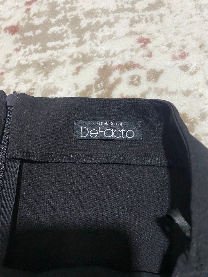 Straplez Siyah Elbise - Görsel 3