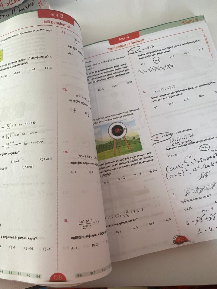 9. sınıf matematik soru bankası - Görsel 2