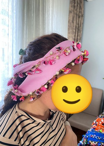 Boncuklu Renkli Bohem Kadın Şal - Görsel 6