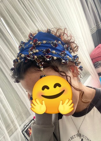 Boncuklu Renkli Bohem Kadın Şal - Görsel 4