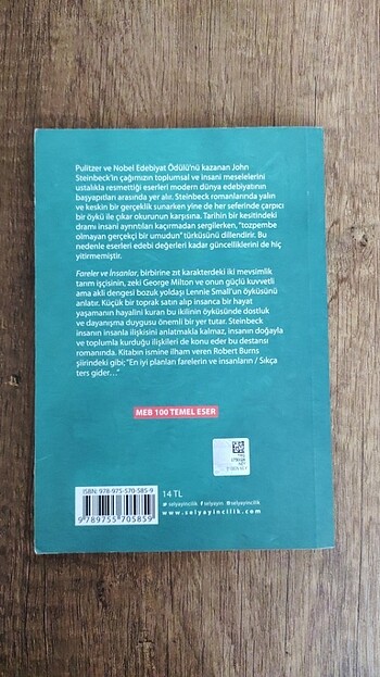  John Steinbeck - Fareler Ve İnsanlar 