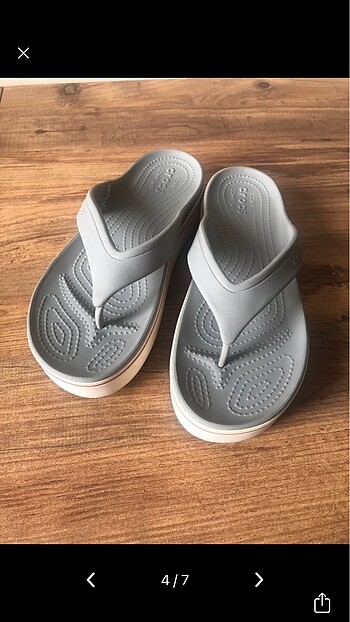 39 Beden gri Renk Orjınal crocs ????