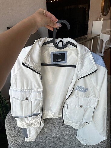 Bershka Bershka kısa ceket yağmurluk