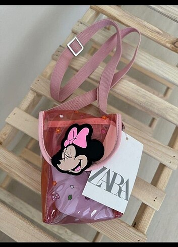 Minnie mouse şeffaf çanta 
