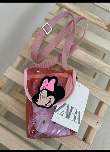 Minnie mouse şeffaf çocuk çanta 