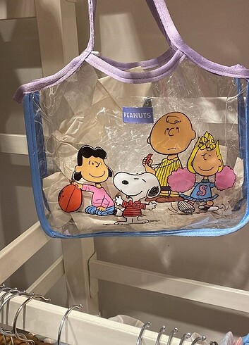 Zara Snoppy şeffaf çanta 