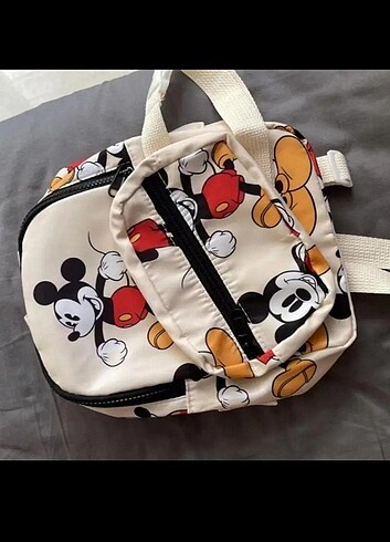 Beden Mickey mouse sırt ve bel çantası çocuk