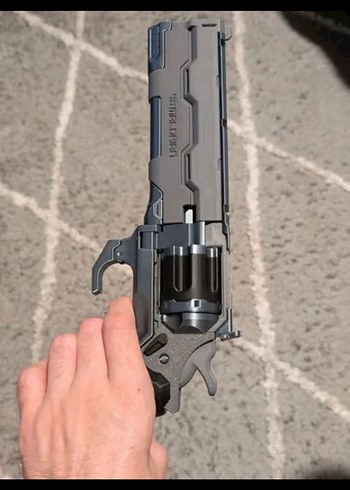 Gri Oyuncak Tabanca cyberpunk 2077 malorian Cosplay maket 3d