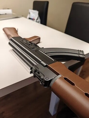 Ak 47 keleş (87 cm) oyuncak maket 3d