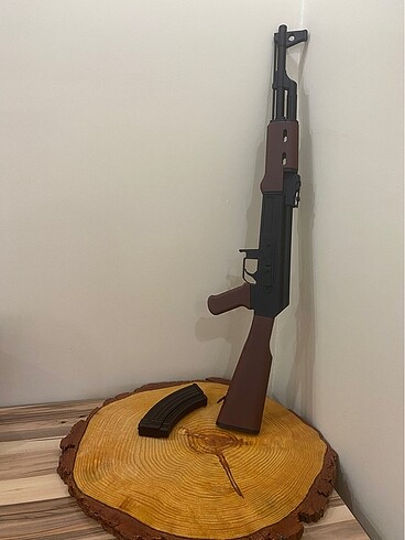 Beden Renk Ak 47 keleş (87 cm) oyuncak maket 3d