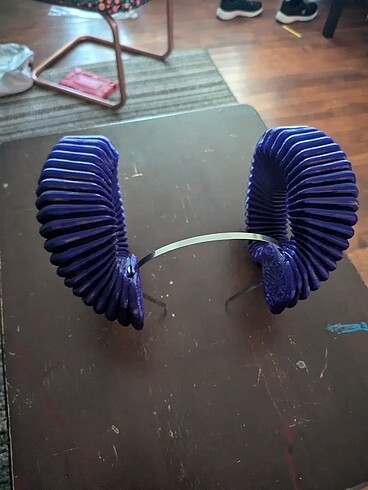 Koç boynuzu mitolojik cosplay 3d