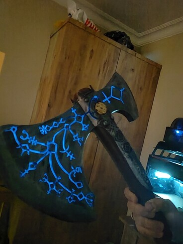 GOD OF WAR LEVİATHAN KRATOS COSPLAY 3d