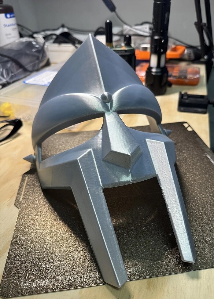 MF DOOM GLADYATÖR MASKE MAKET COSPLAY 3d - Görsel 2