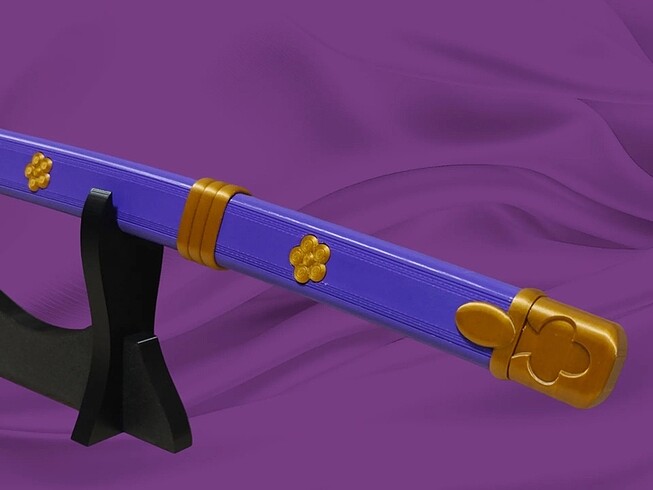 One piece Roronoa zoro enma Cosplay 3d - Görsel 5