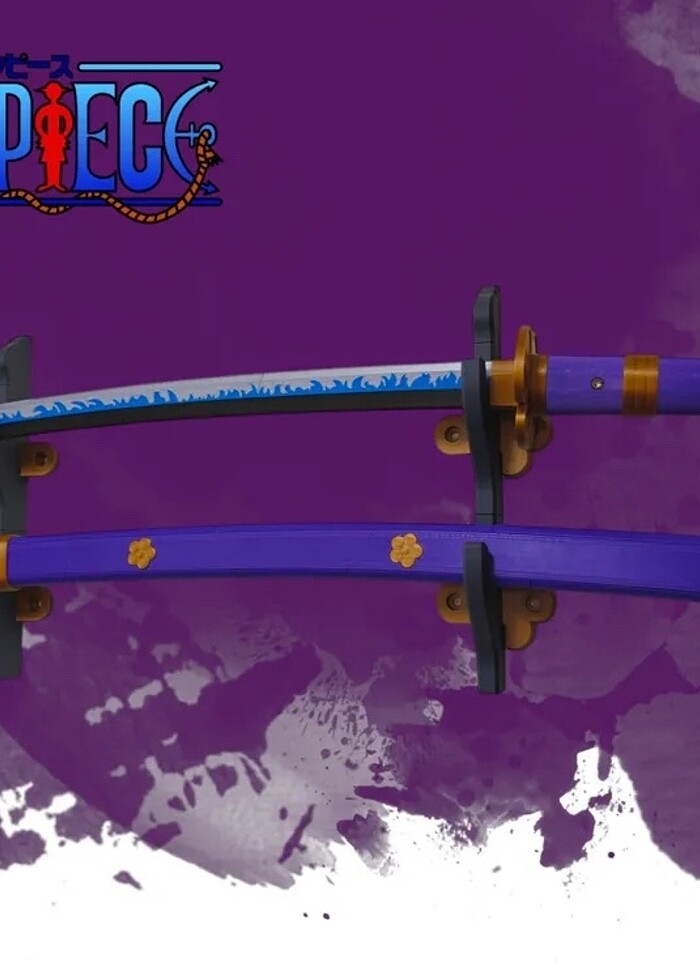 One piece Roronoa zoro enma Cosplay 3d - Görsel 2