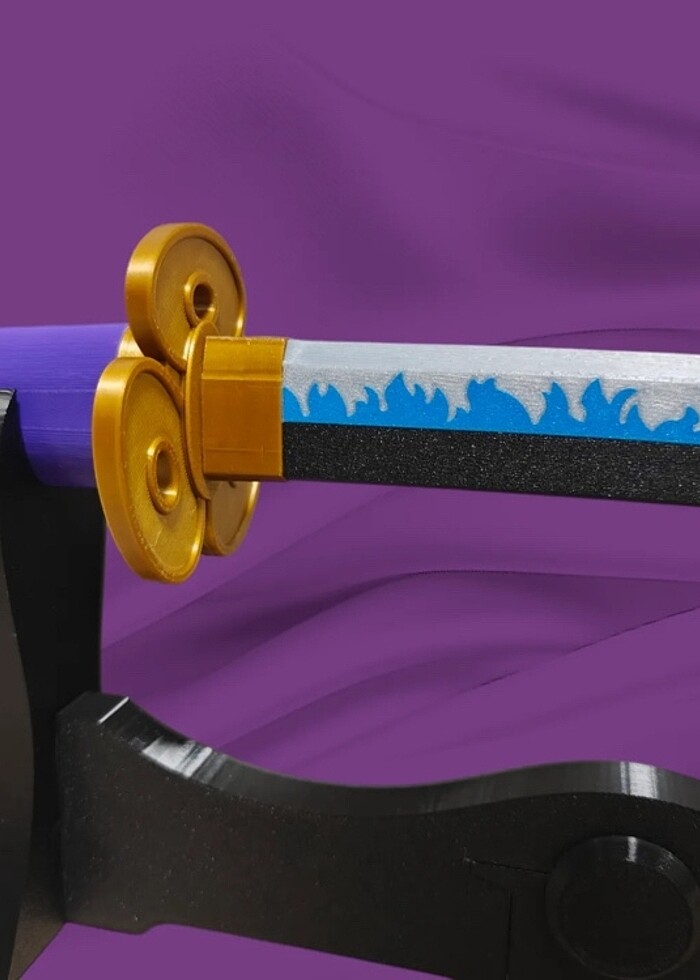 One piece Roronoa zoro enma Cosplay 3d - Görsel 4