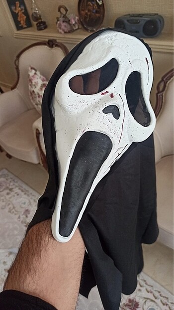 Diğer Scream çığlık maske Cosplay 3d