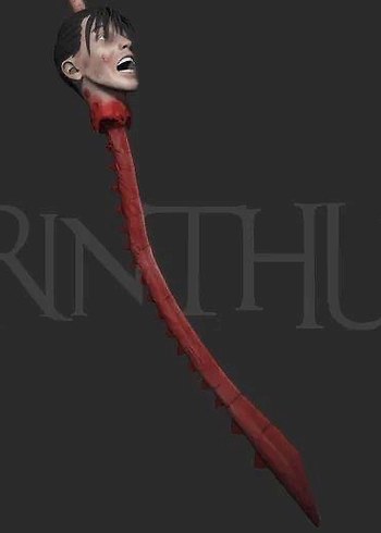 Tanaka spinal cord sword Cosplay 3d - Görsel 2