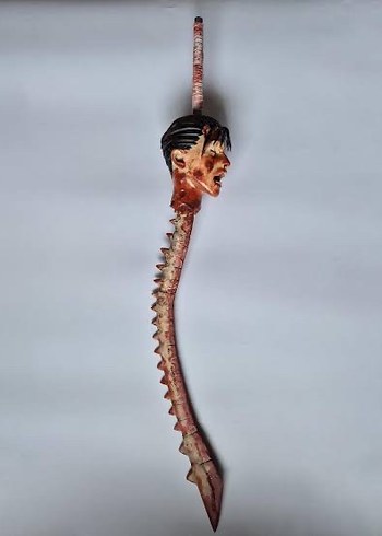 Tanaka spinal cord sword Cosplay 3d - Görsel 5