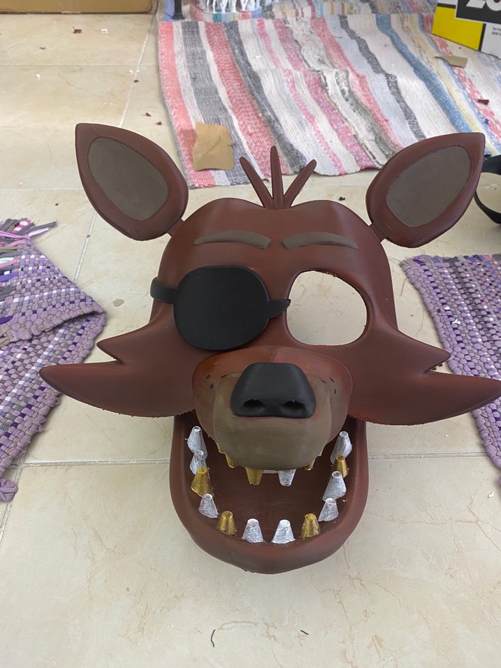 Fnaf Foxy cosplay maket 3d - Görsel 5