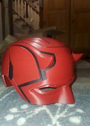 Daradevil maske kask Cosplay 3d - Görsel 2