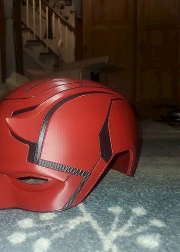 Daradevil maske kask Cosplay 3d - Görsel 3