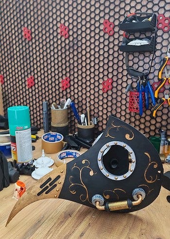 Dr veba maske Cosplay 3d - Görsel 2