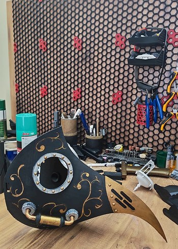 Dr veba maske Cosplay 3d - Görsel 4