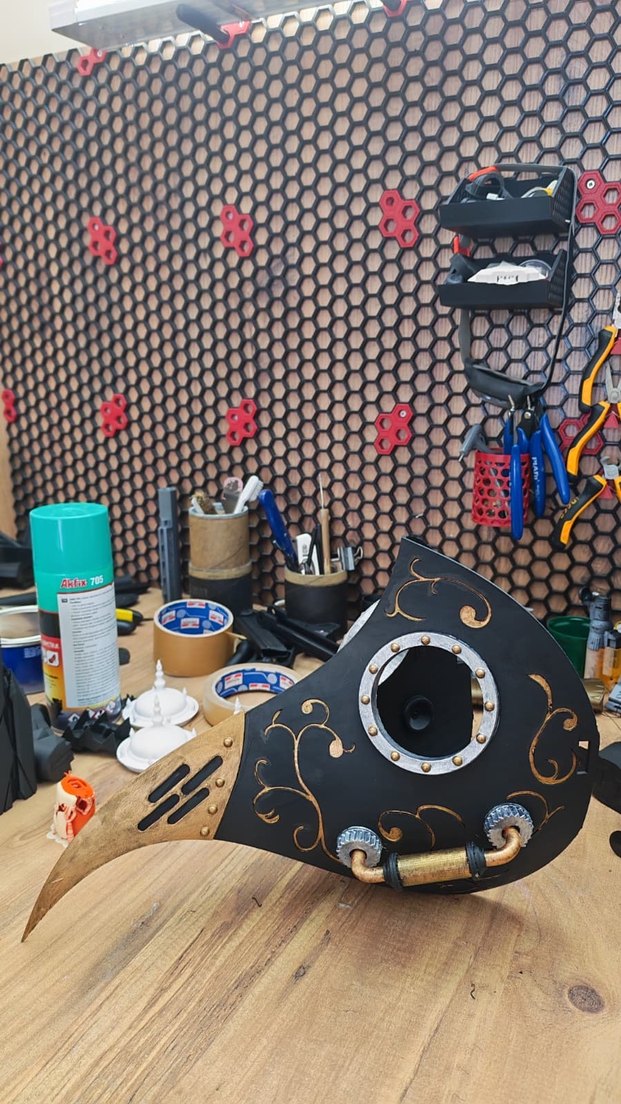 Dr veba maske Cosplay 3d - Görsel 3