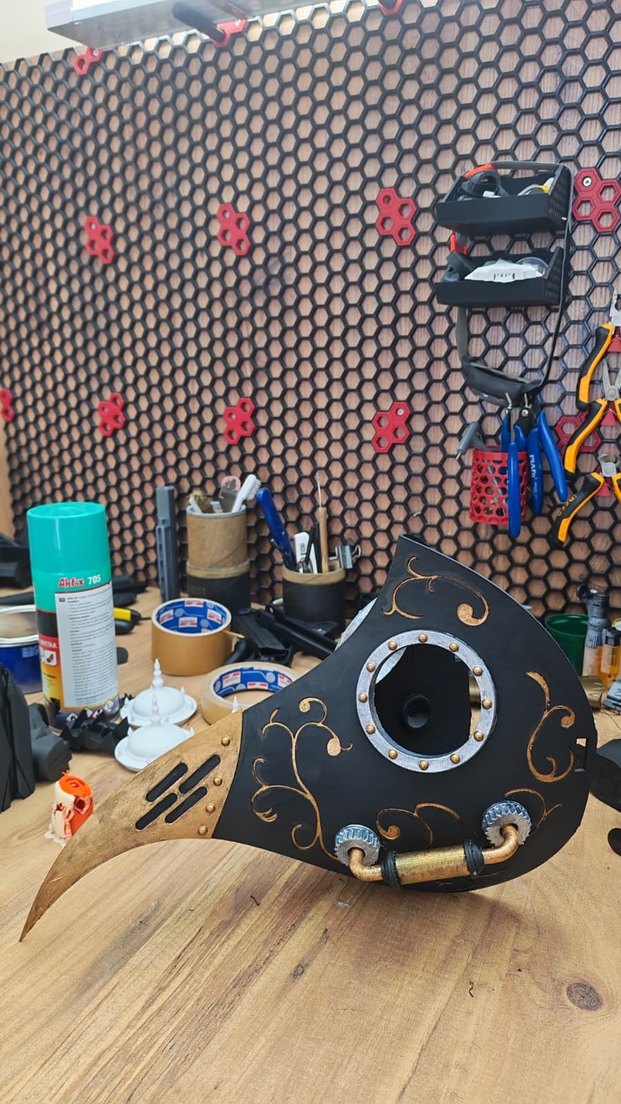 Dr veba maske Cosplay 3d - Görsel 2