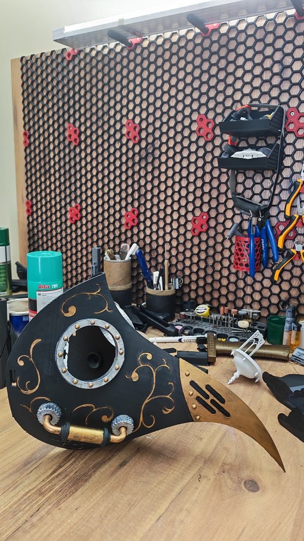 Dr veba maske Cosplay 3d - Görsel 4