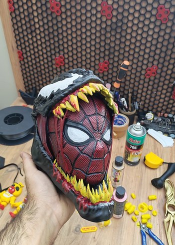 Çok Renkli Spider-Man ve Venom Aksiyon Figürü - Görsel 2
