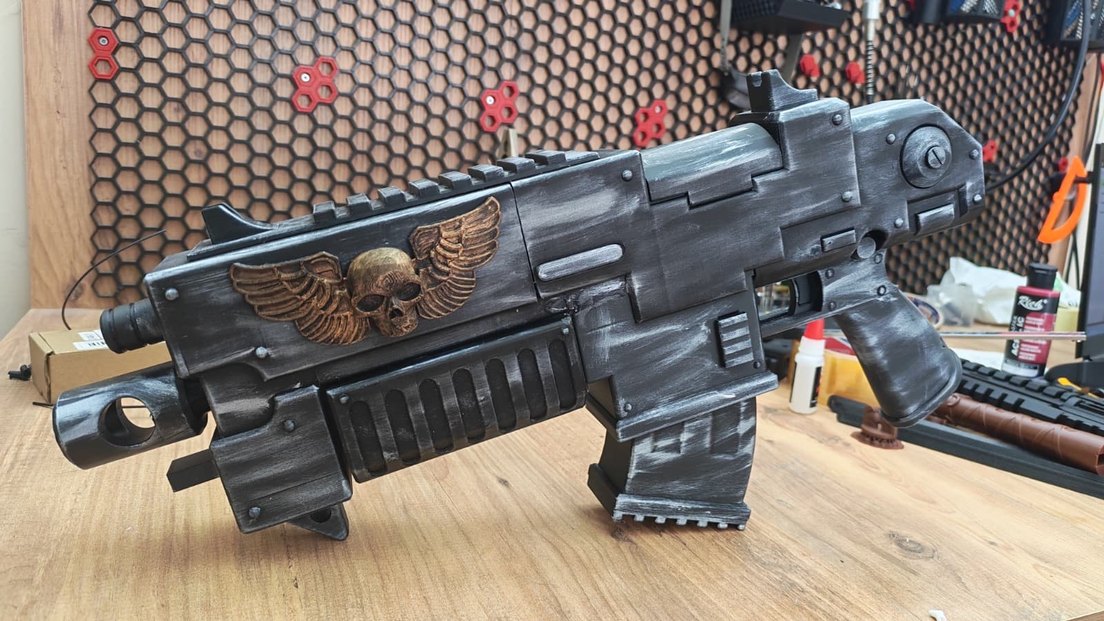 Warhammer 40k maket cosplay 3d - Görsel 4