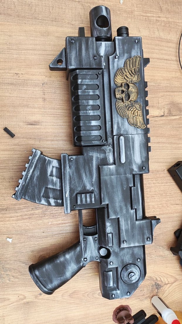 Warhammer 40k maket cosplay 3d - Görsel 3