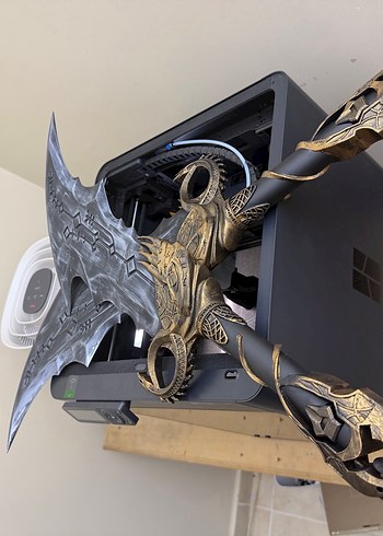 God of war chaos kratos Cosplay 3d - Görsel 2