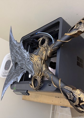 God of war chaos kratos Cosplay 3d - Görsel 6