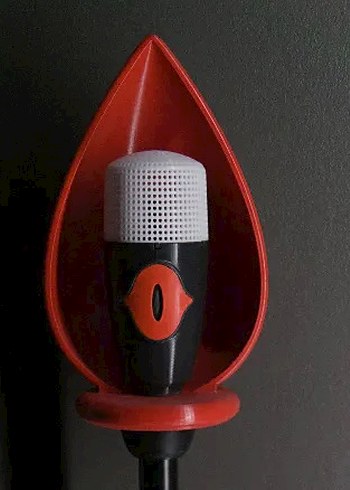 Hazbin Hotel Mikrofon maket COSPLAY 3d - Görsel 2
