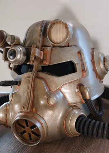 Fallout T-45 kask COSPLAY 3d - Görsel 2