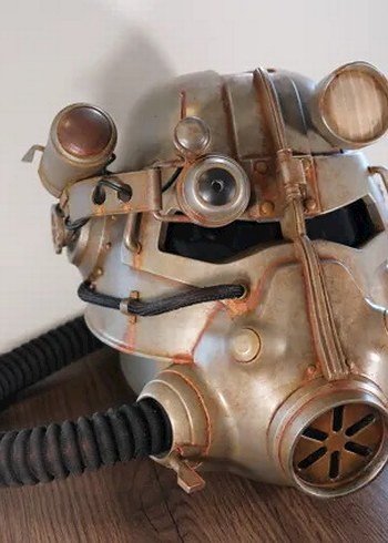 Fallout T-45 kask COSPLAY 3d - Görsel 3