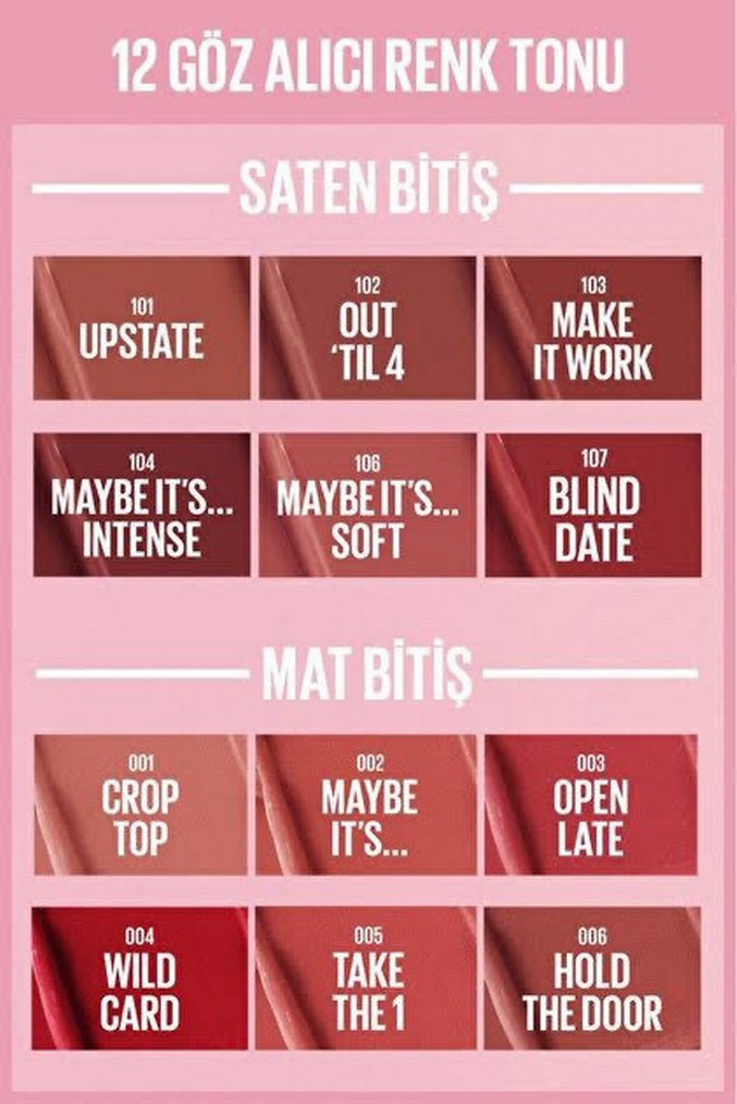 Maybelline Serum Etkili 003 Open Late Mat Ruj - Görsel 5