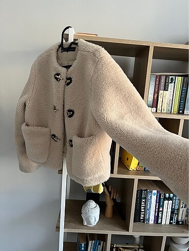 s Beden ten rengi Renk Zara Peluş Mont