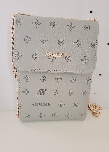Armine Zincir Detaylı Gri Kadın Çapraz Çanta