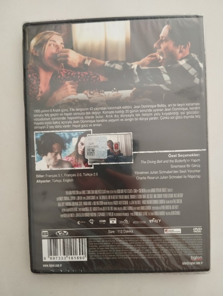 The Diving Bell and the Butterfly DVD - Görsel 2