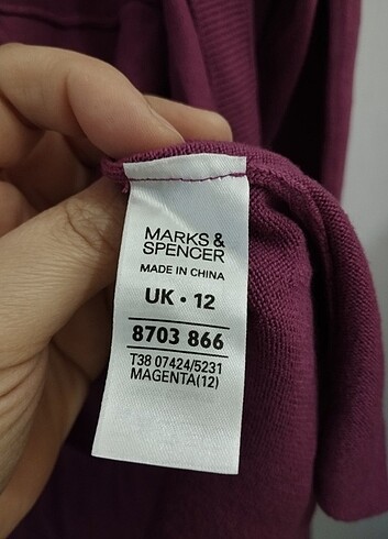 40 Beden pembe Renk Marks&Spencer hırka