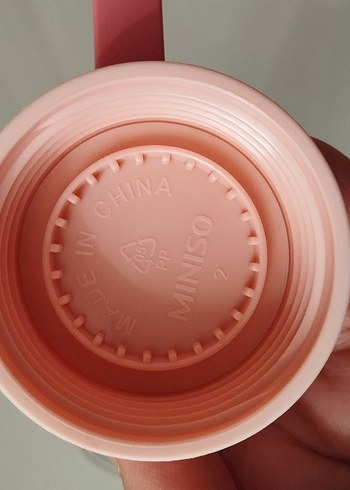 Miniso pembe Kapaklı Çocuk Termos Şişesi - Görsel 6