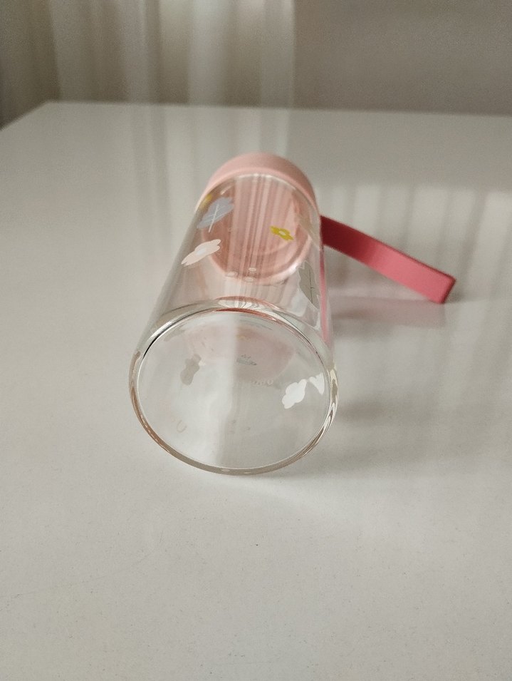 Miniso pembe Kapaklı Çocuk Termos Şişesi - Görsel 4